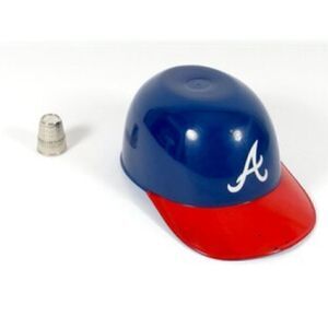 Atlanta Braves Vintage Souvenir Ice Cream Baseball Helmet Rawlings  - 2”Tall